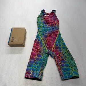 Arena Powerskin ST Next LE OB Aurora Caimano Swimming Tech Suit Size 26